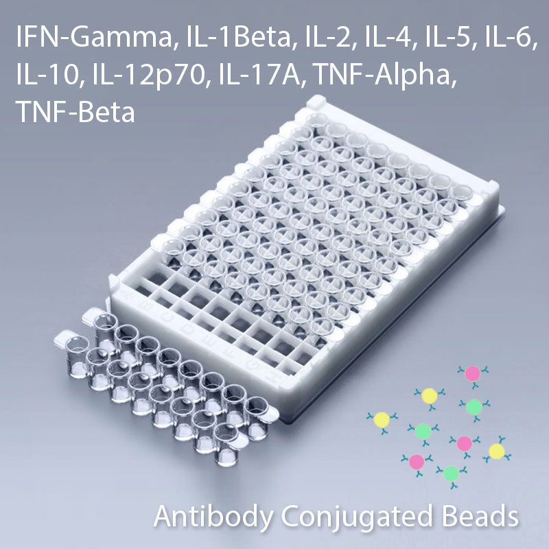 Multiplex IFN-Gamma, IL-1Beta, IL-2, IL-4, IL-5, IL-6, IL-10, IL-12p70, IL-17A, TNF-Alpha, TNF-Beta Multiplex Kit