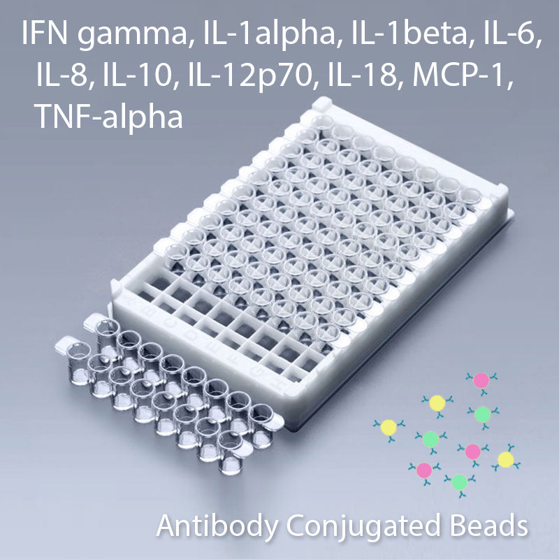 Multiplex IL-1Beta, IL-6, IL-8, IL-10, IL-12p70, TNF-Alpha Multiplex kit