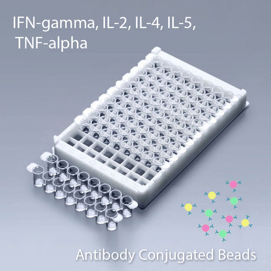 Multiplex IFN-Gamma, IL-2, IL-4, IL-5, TNF-Alpha Multiplex Kit