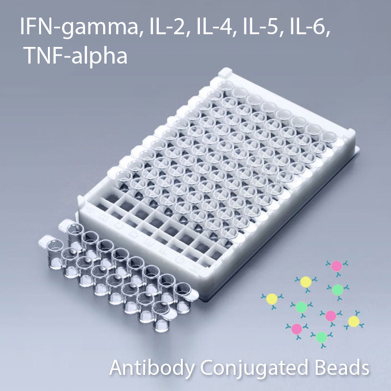 Multiplex IFN-Gamma, IL-2, IL-4, IL-5, IL-6, TNF-Alpha Multiplex Kit